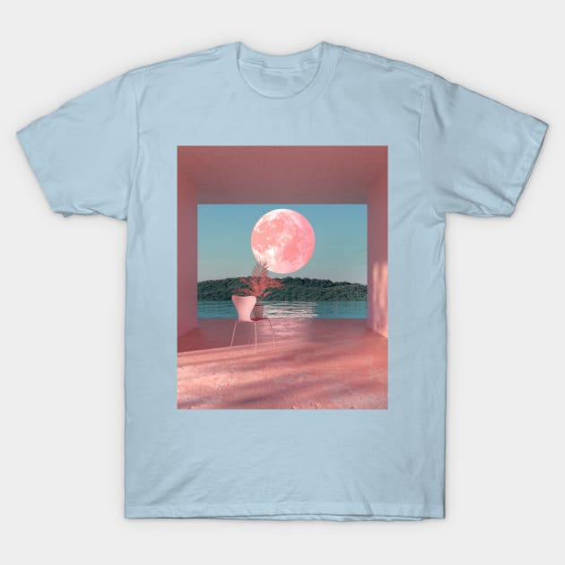 Pinkmoon T-Shirt by NineSidedShape